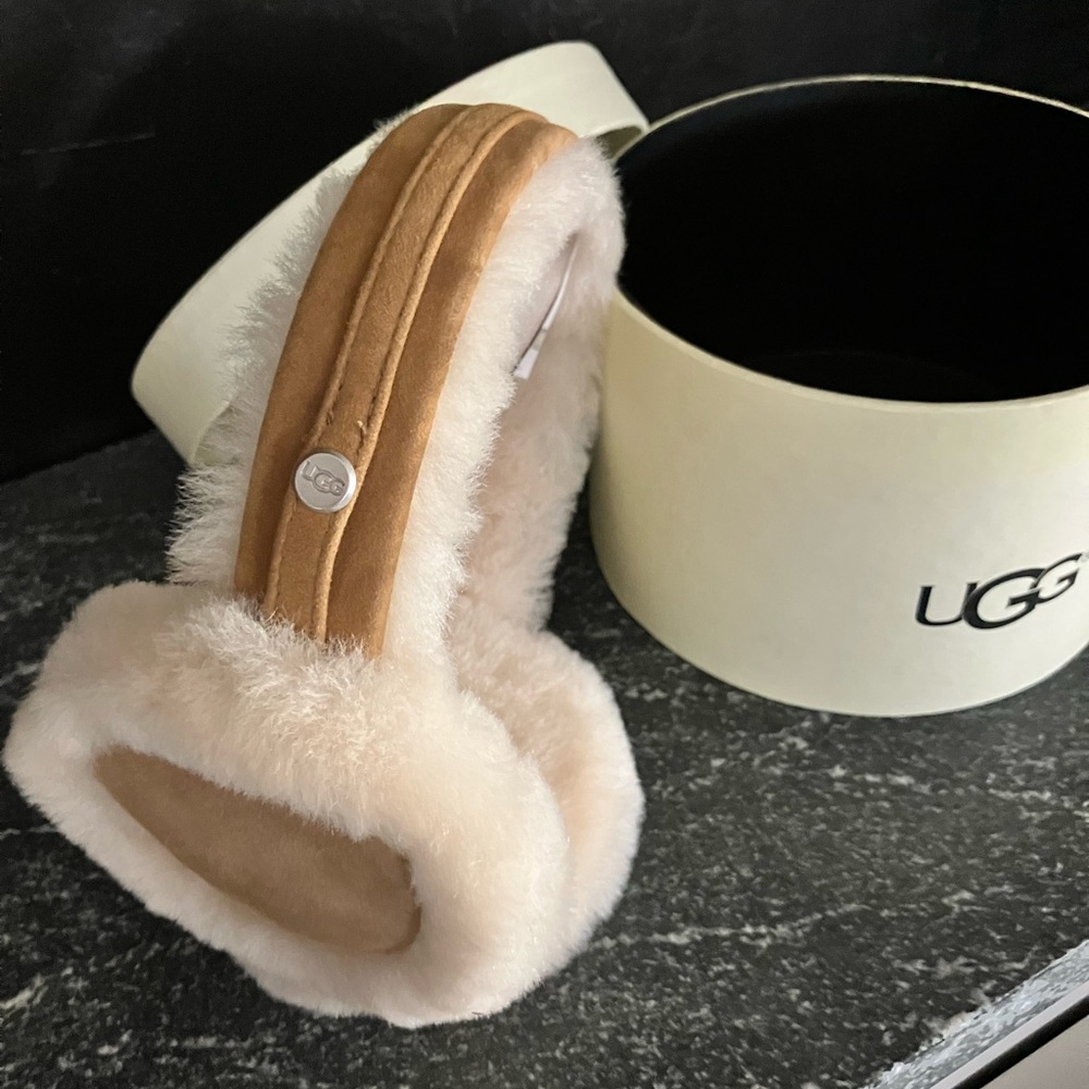 UGG Earmuffs, Faux Shearling NWT